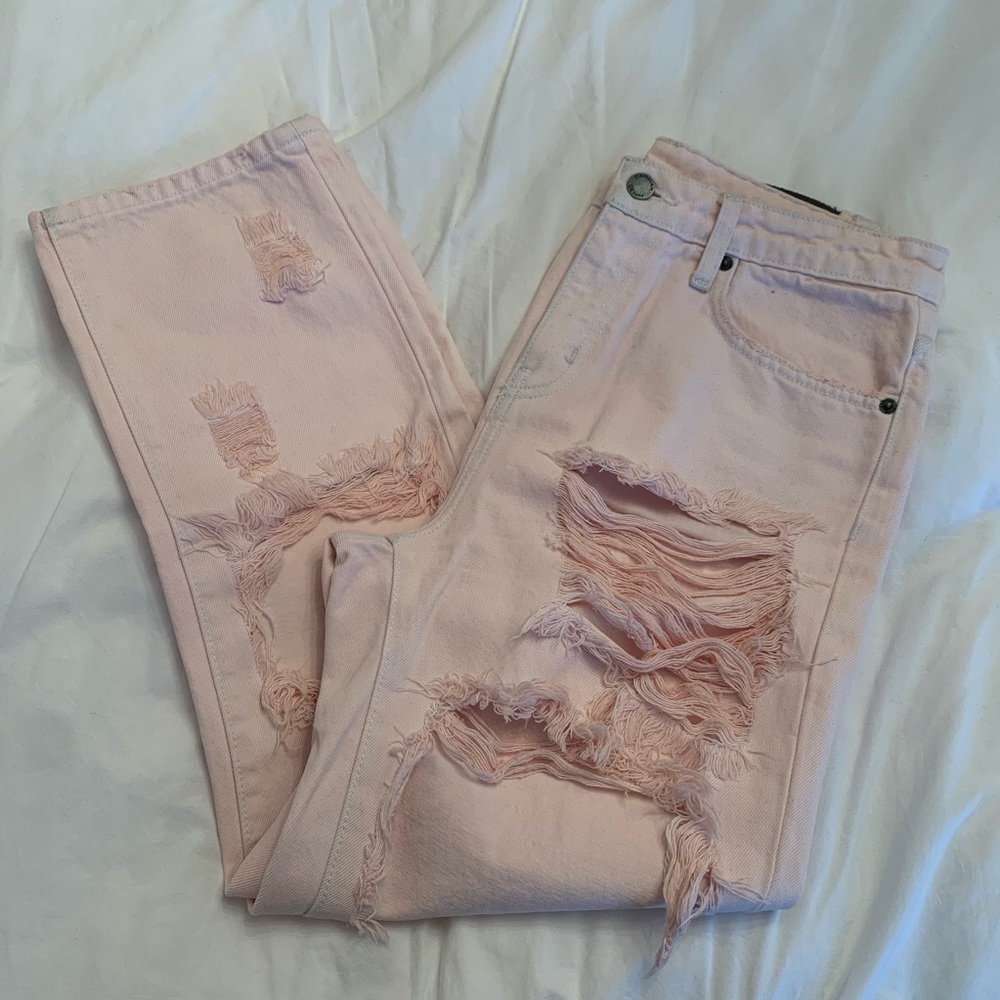 Carmar Denim light pink jeans